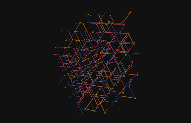 Three.Js Hexagonal Structures